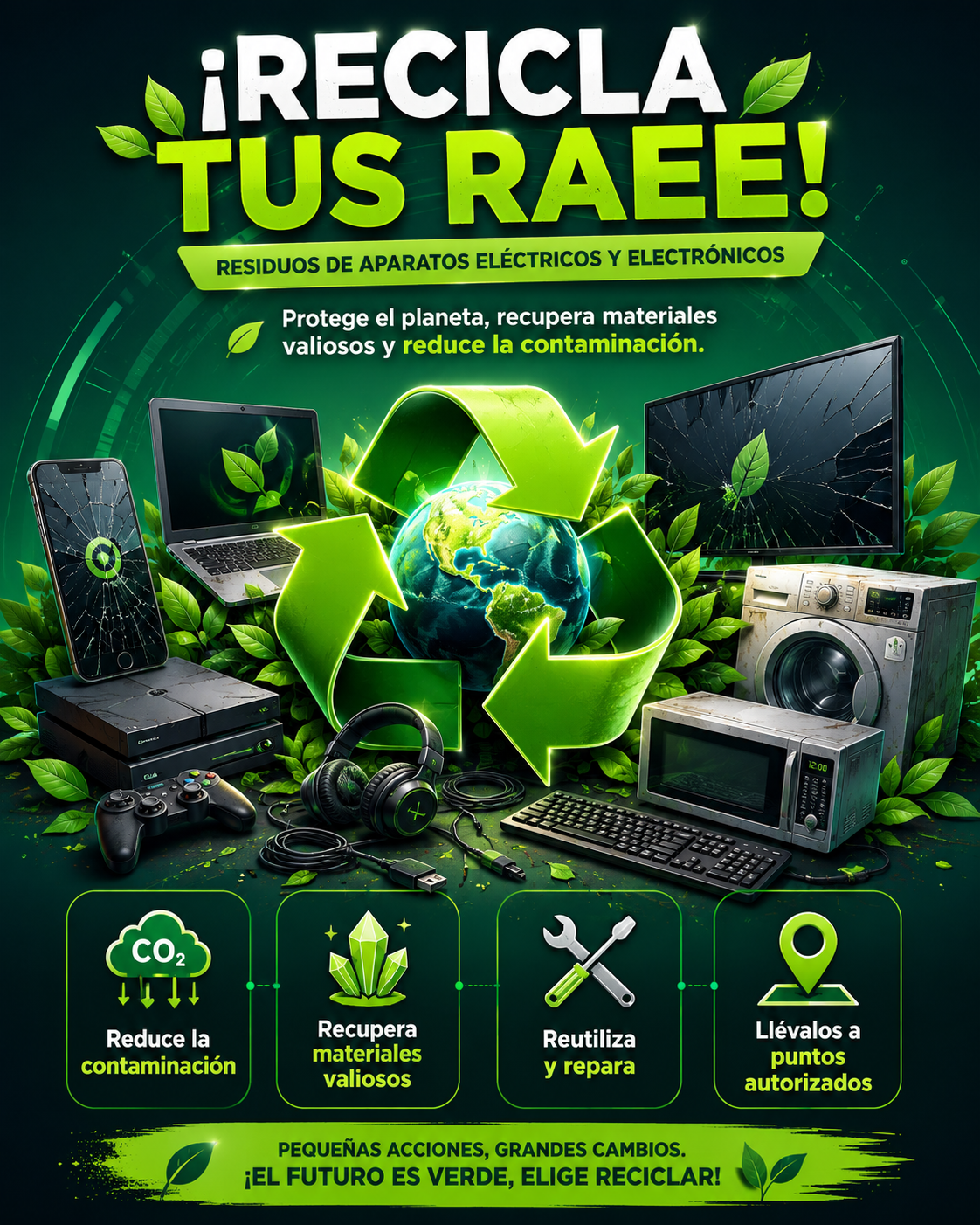 Recicla tus RAEE